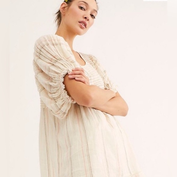 Free People Elise Gauzy Tunic Size Small EUC - Picture 3 of 5